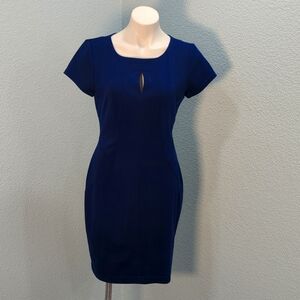BCBG Medium Short Sleeve Dress in Blue 💙